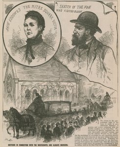 Jack the Ripper: Sketches in Connection with the Whitechapel and Aldgate Murders by English School