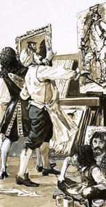 Jacobus de Wet painting at Holyrood House by English School