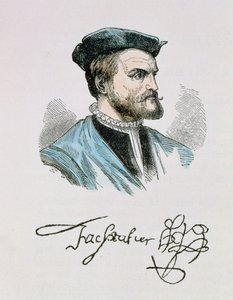Jacques Cartier (1491-1557) Illustration from Volume IV of 