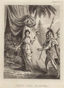Jael and Sisera by English School