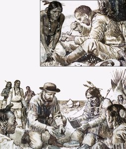James Evans set about printing a Bible for a remote tribe of Indians by English School