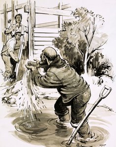 James Marshall becomes the first man to find gold in California in 1848 by English School