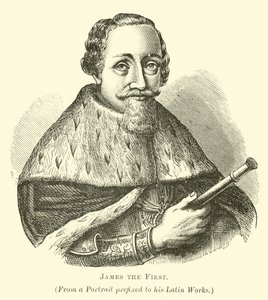 James the First by English School