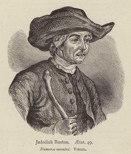 Jedediah Buxton, aetat 49 by English School