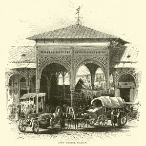 Jews Market, Warsaw by English School