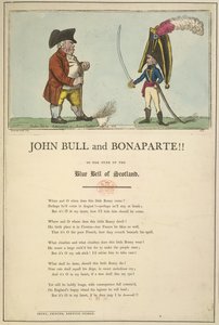 John Bull and Bonaparte by English School