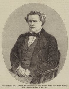 John Colvin, Esquire, Lieutenant-Governor of the North-West Provinces, Bengal by English School