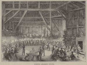 John Hampden Memorial Dinner, held in connection with the erection of a monument to him by English School