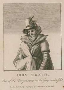 John Wright, One of the Conspirators in the Gunpowder Plot by English School
