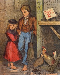 John and Nelly Sheltering by English School