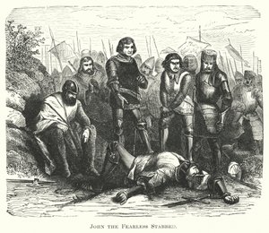 John the Fearless Stabbed by English School