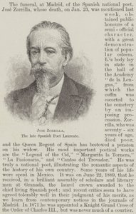 Jose Zorrilla, the Late Spanish Poet Laureate by English School