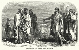 Joshua Sending Back the Two Tribes and a Half by English School