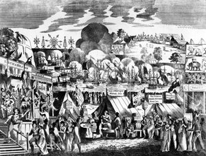 Jubilee Fair in Hyde Park, 1814
