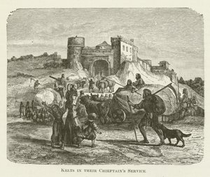Kelts in their Chieftains Service by English School