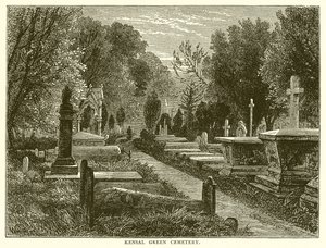 Kensal Green Cemetery by English School