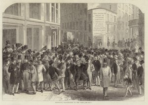 Kerbstone Stockbrokers in New York by English School