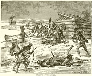 Killing of Thorwald by English School