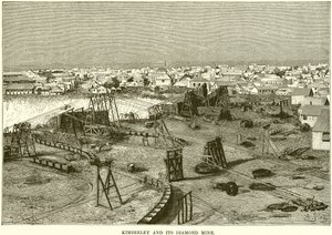 Kimberley and its Diamond Mine by English School