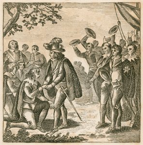 King Charles II and the Restoration of the monarchy by English School
