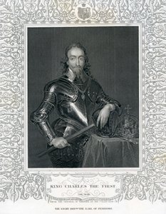 King Charles the First, engraved by H. Robinson after Van Dyck