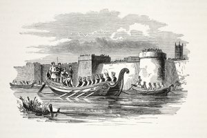 King Edgar Rowed by Eight Kings on the River Dee