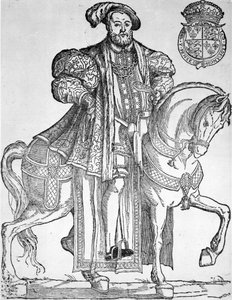 King Henry VIII on horseback