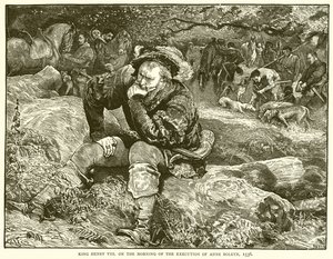 King Henry VIII on the Morning of the Execution of Anne Boleyn, 1536 by English School