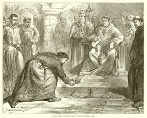 King John before the Pope