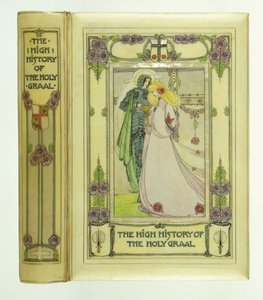 Knight and Lady with Holy Grail by English School