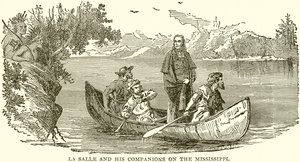 La Salle and His Companions on the Mississippi