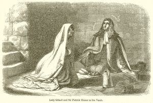 Lady Grisell and Sir Patrick Hume in the Vault by English School
