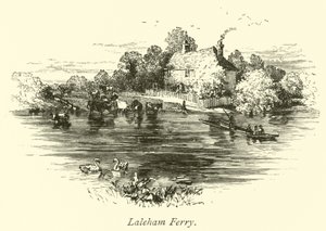 Laleham Ferry by English School