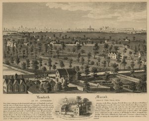 Lambeth Marsh as it Appeared About the Year 1670 by English School