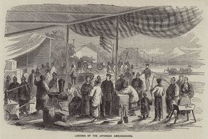Landing of the Japanese Ambassadors by English School