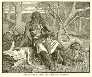 Last of the Tasmanians: Type and Weapons by English School