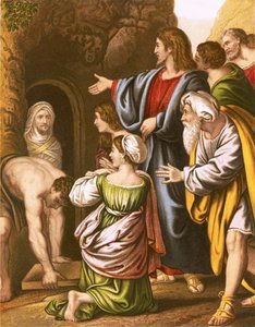 Lazarus Raised from the Dead by English School