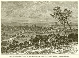 Leeds in the Early Part of the Eighteenth Century by English School