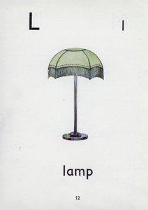 Letter L, lamp by English School