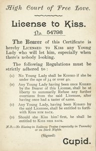 Licence to Kiss by English School