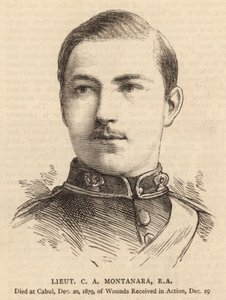 Lieutenant C A Montanara, RA by English School
