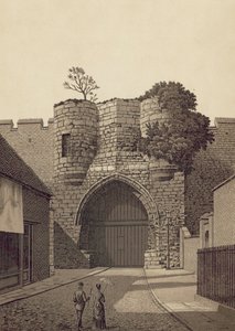 Lincoln, Castle Gateway by English School