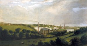 Linen Mill at Chapelizod, near Lucan, Dublin, Ireland, c.1840