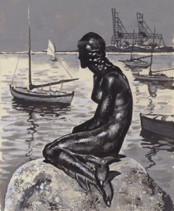 Little Mermaid Statue in Copenhagen by English School