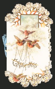 Little Robins in Flight by English School
