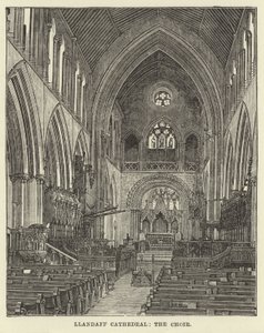 Llandaff Cathedral, the Choir by English School