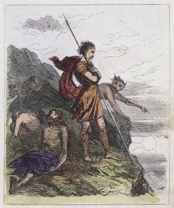 Llewellyn on the Mountains by English School
