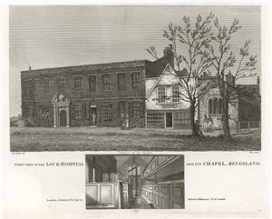 Lock Hospital and its Chapel, Kingsland by English School