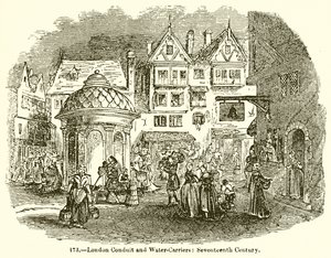 London Conduit and Winter-Carriers: Seventeenth Century by English School