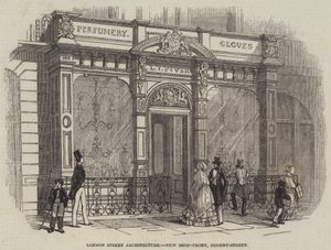 London Street Architecture, New Shop-Front, Regent-Street by English School